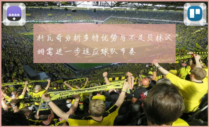 科瓦奇分析多特优势与不足贝林汉姆需进一步适应球队节奏